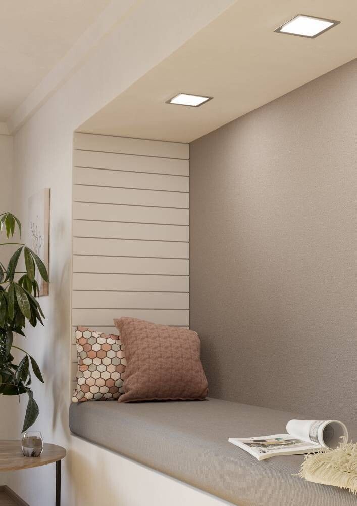 Uppospotti Eglo Fueva 5 LED 166 x 166 mm Teräs