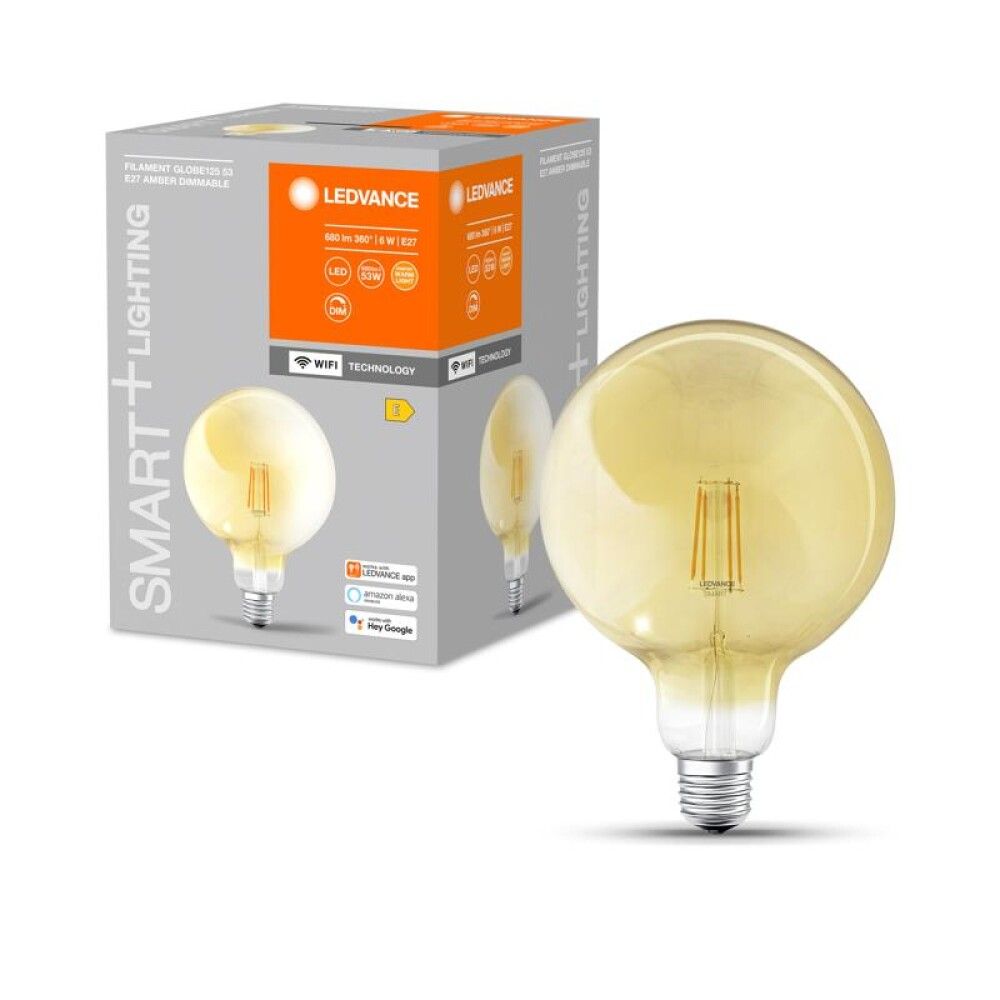 LED-lamppu Ledvance Smart+ Wifi Globe 2400 K DIM E27 6 W