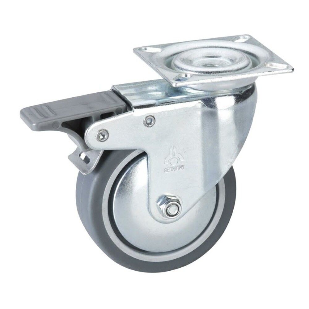 Ohjausrulla Stabilit Ø 75 x 25 mm, levy 60 x 60 mm