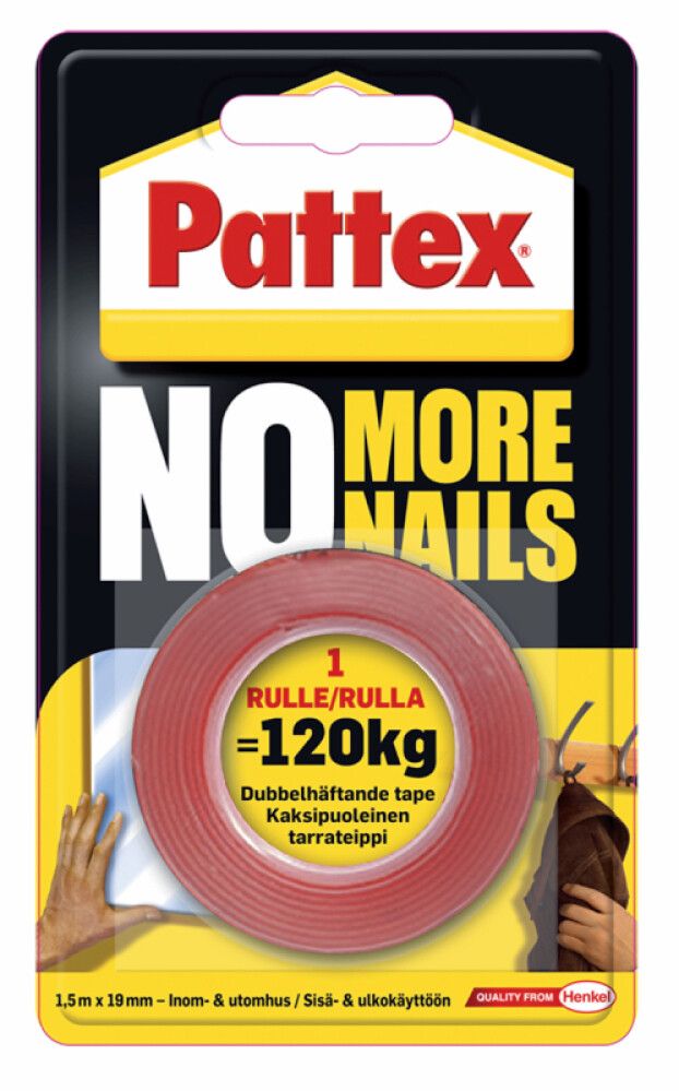 Asennusteippi Pattex No More Nails 120 kg