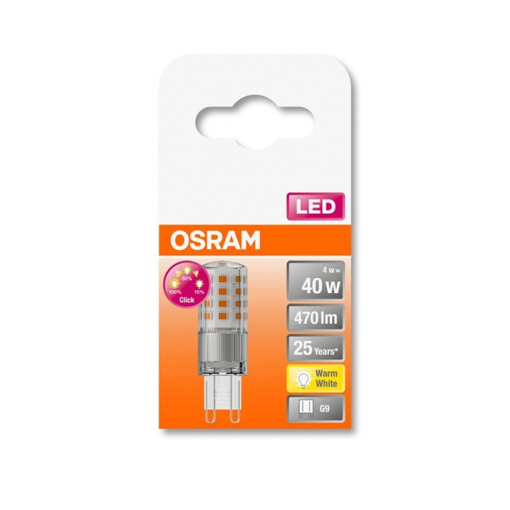 Led Osram 3-STEP DIM PIN G9 404W/2700K G9