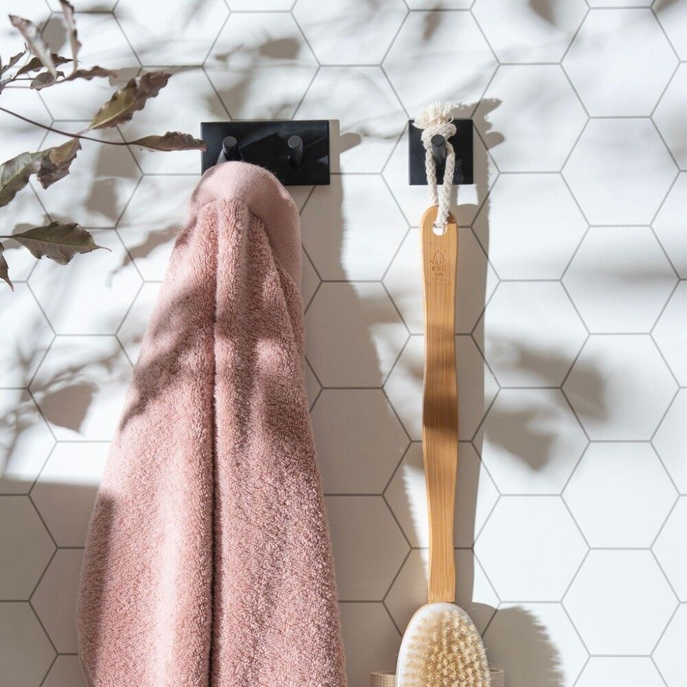 Tuplakoukku Beslagsboden Mattamusta RST BB1093