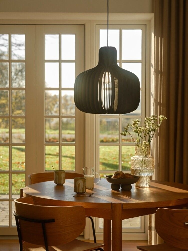 Riippuvalaisin Nordlux Hazo musta Ø 43 cm