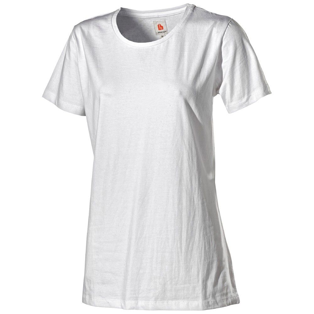 Naisten T-paita L.Brador 6014B Valkoinen