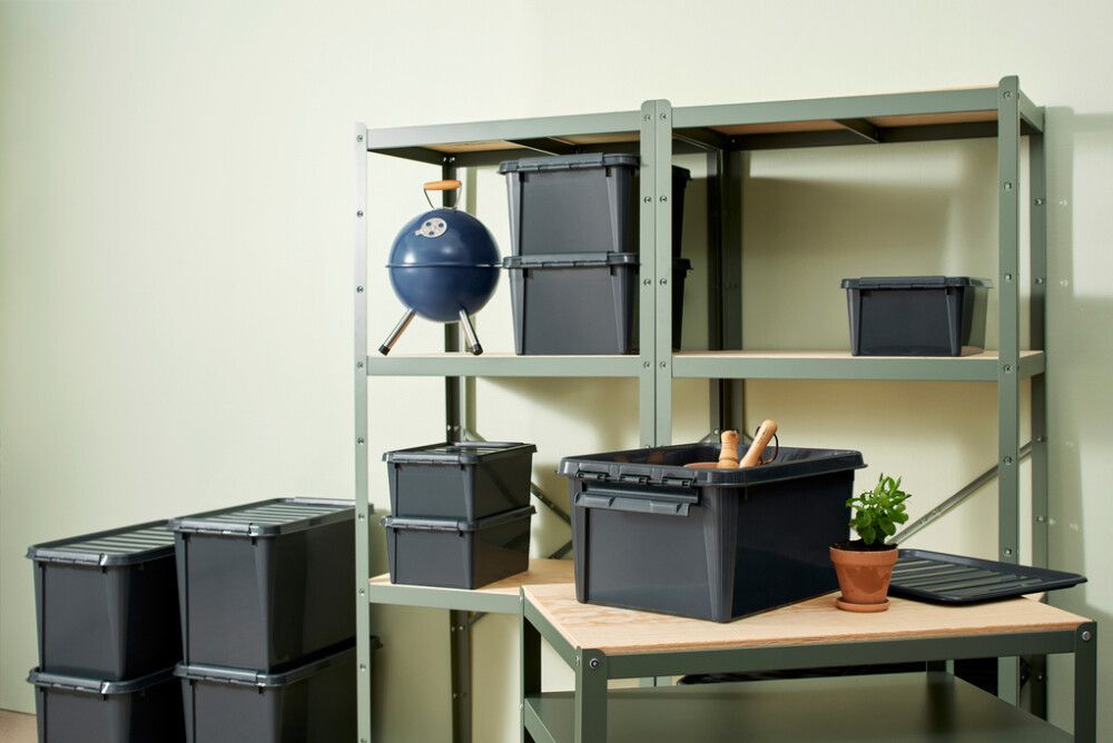 Säilytyslaatikko SmartStore Recycled 14 L Antrasiitti 40 x 30 x 18 cm