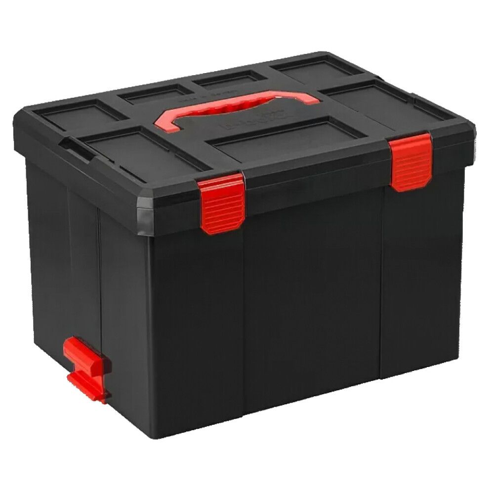 Työkalulaatikko Wisent b-boXx L musta/punainen 482 x 372 x 334 mm
