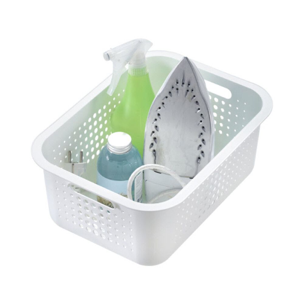 Säilytyskori SmartStore Basket Recycled 10 L Valkoinen 37 x 28 x 15 cm