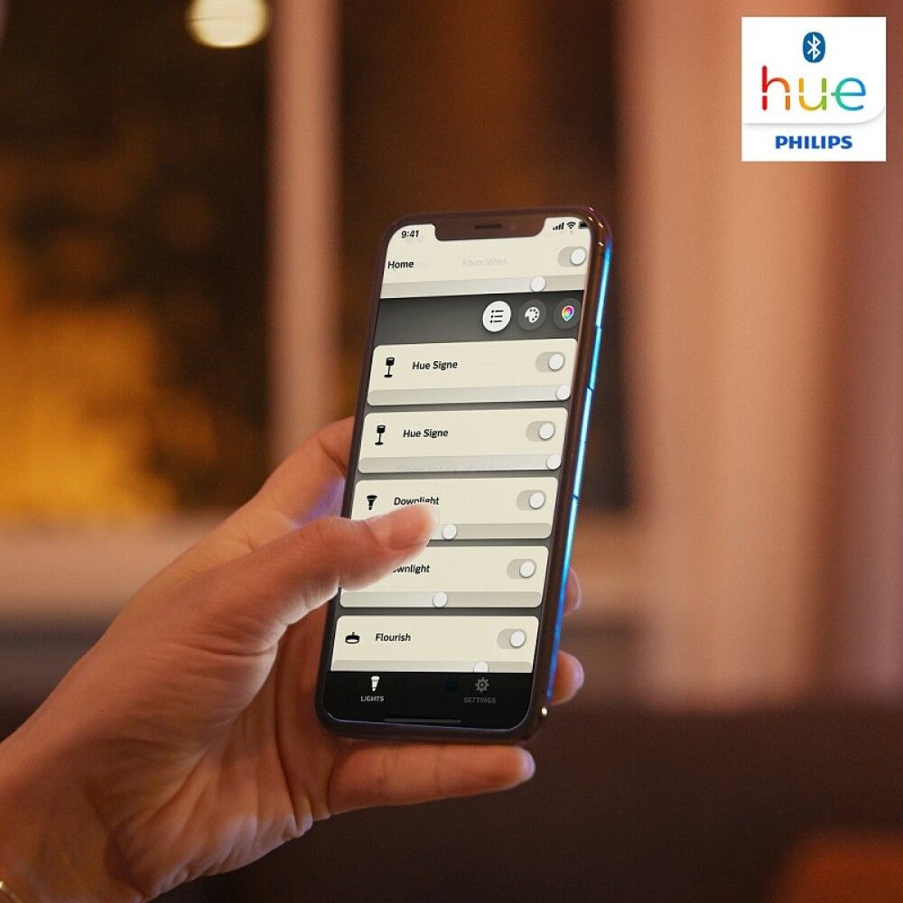 Mainoslamppu Philips Hue Luster White P45 E14