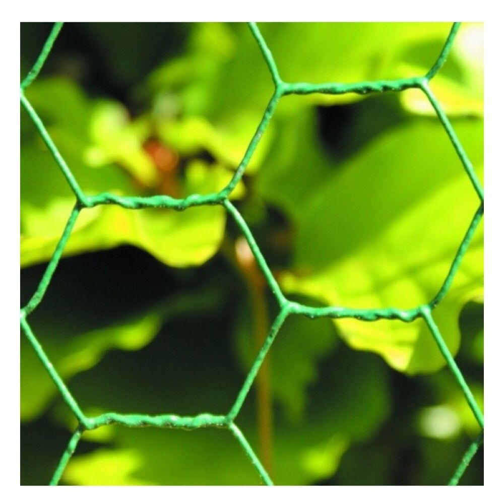 Kudottu Verkko 50 cm x 10 m KS Vihreä Muovitettu