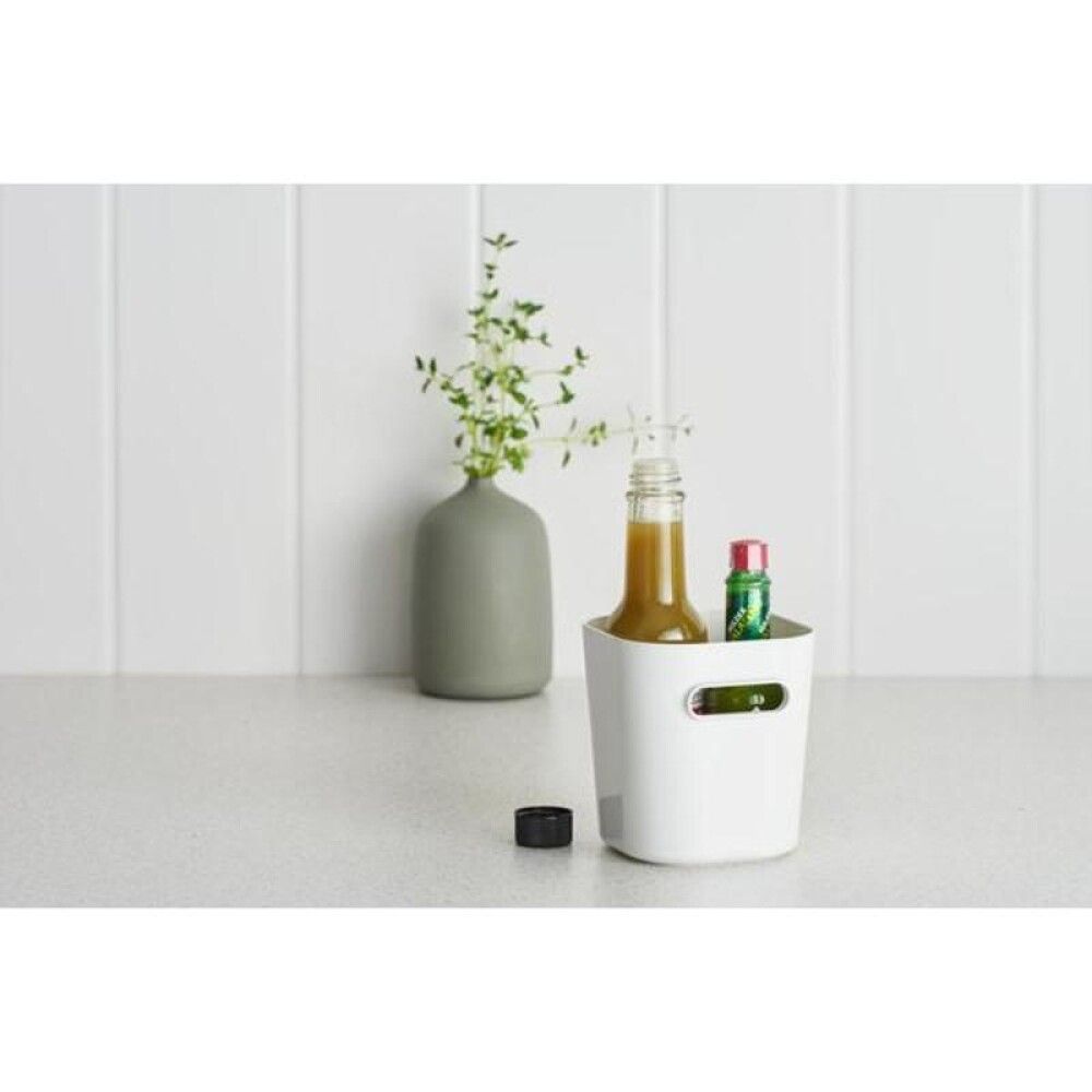 Säilytyskori SmartStore Compact Clear Mini Valkoinen