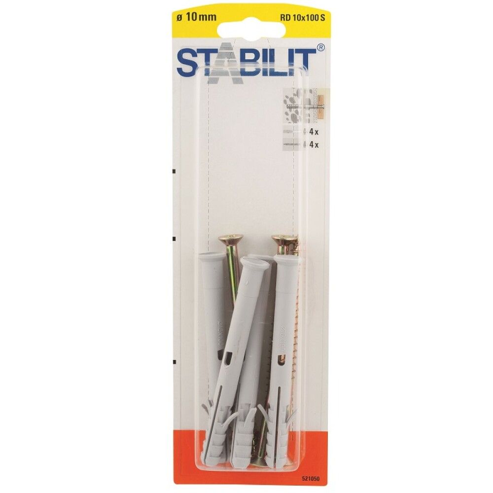 Välitulppa Ja Ruuvit 10 100 S Ruuvi 7,0x110