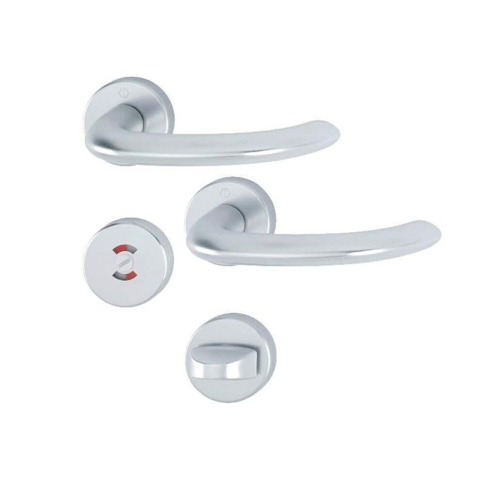 Väliovenpainike Swedoor Marseille Hopea WC-vääntönuppilla