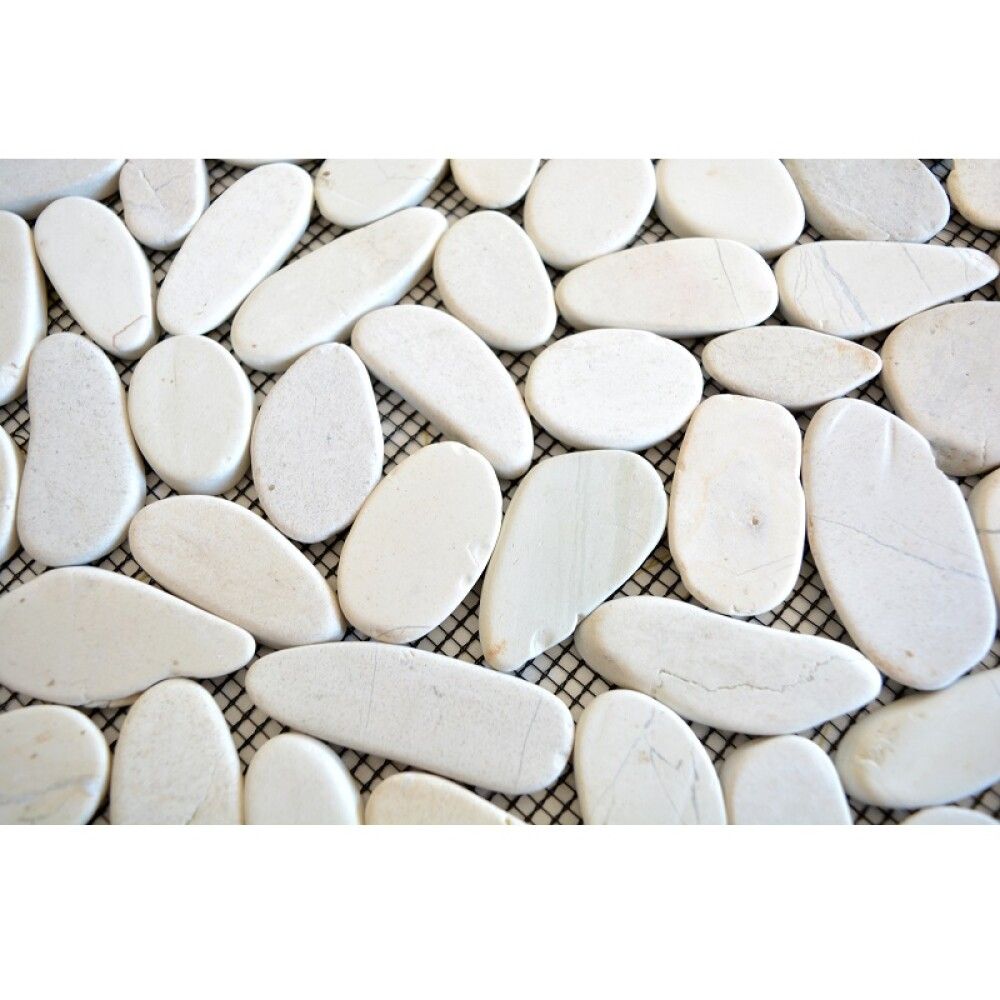 Luonnonkivimosaiikki Kiesel XKS IN14, valkoinen 30,5 x 30,5 cm