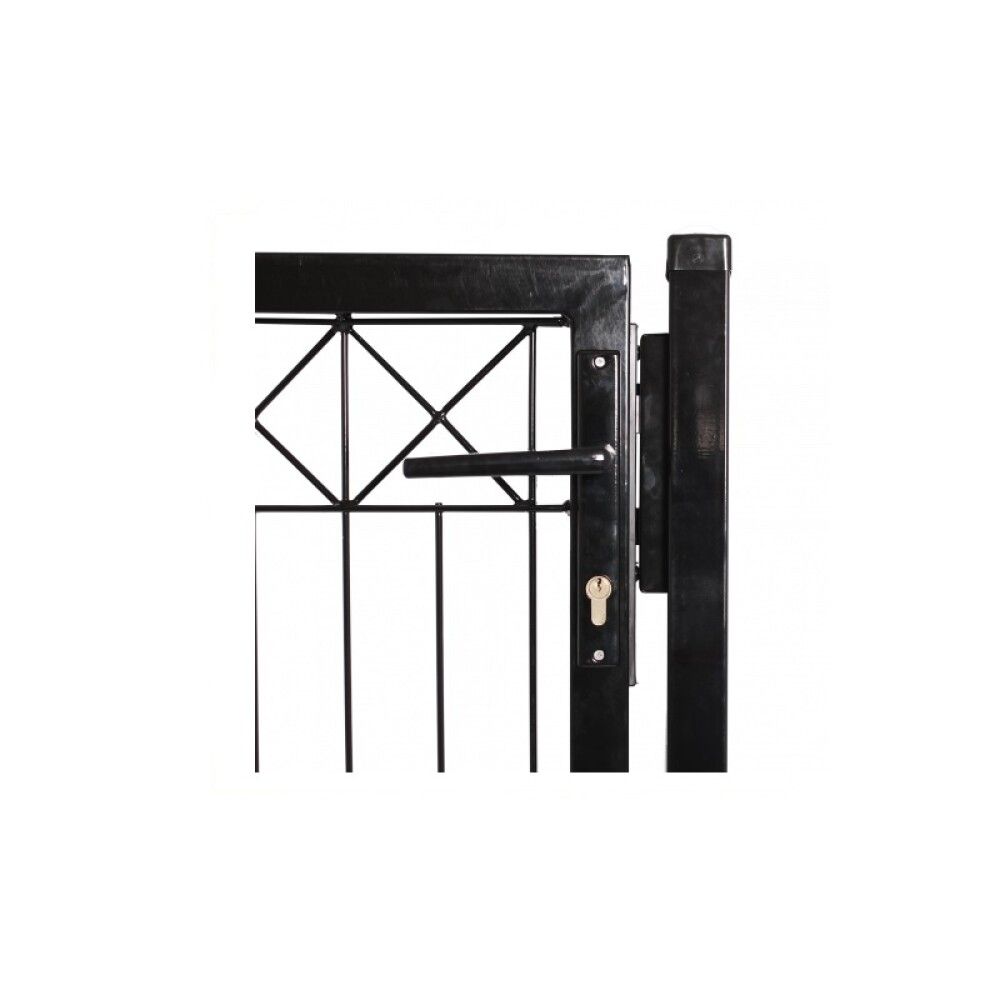 Portti 78 x 100 cm musta x-koriste