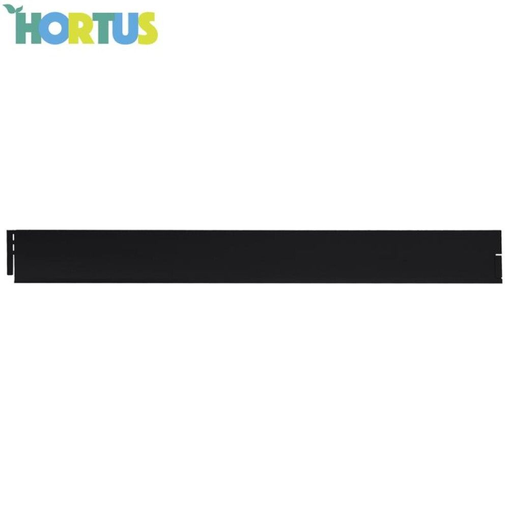 Rajausreuna kukkapenkki musta