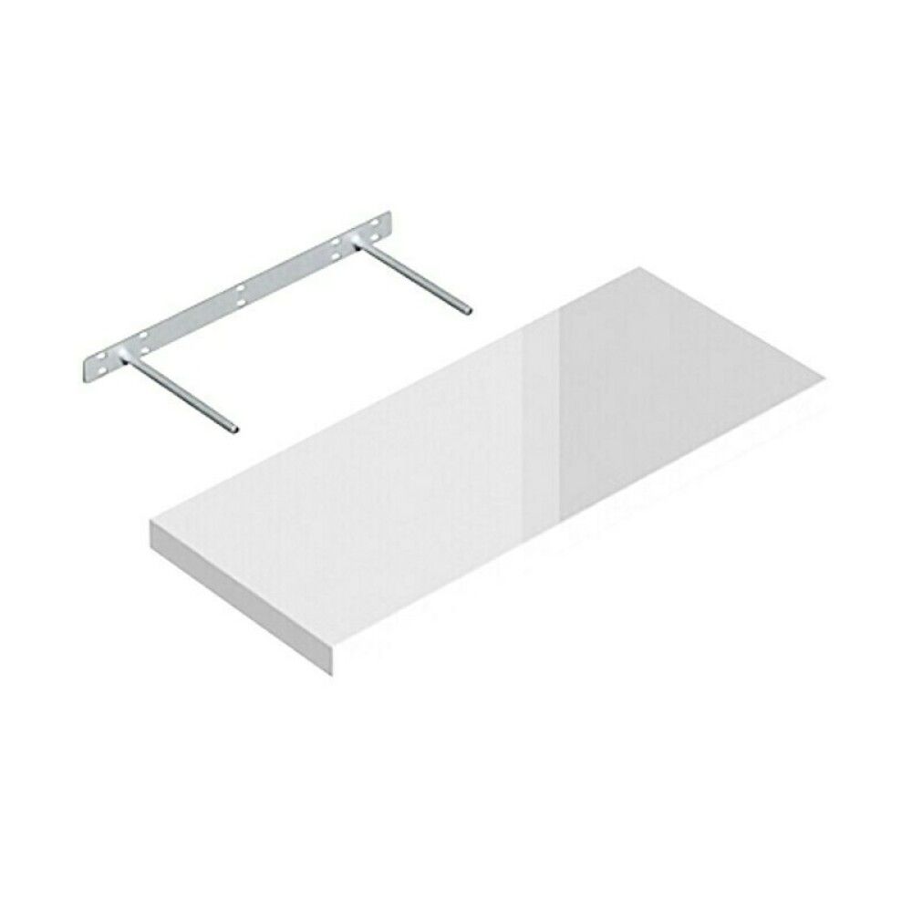 Seinähylly Regalux XL4 valkoinen korkeakiilto 3,8 x 23,5 x 59,5 cm