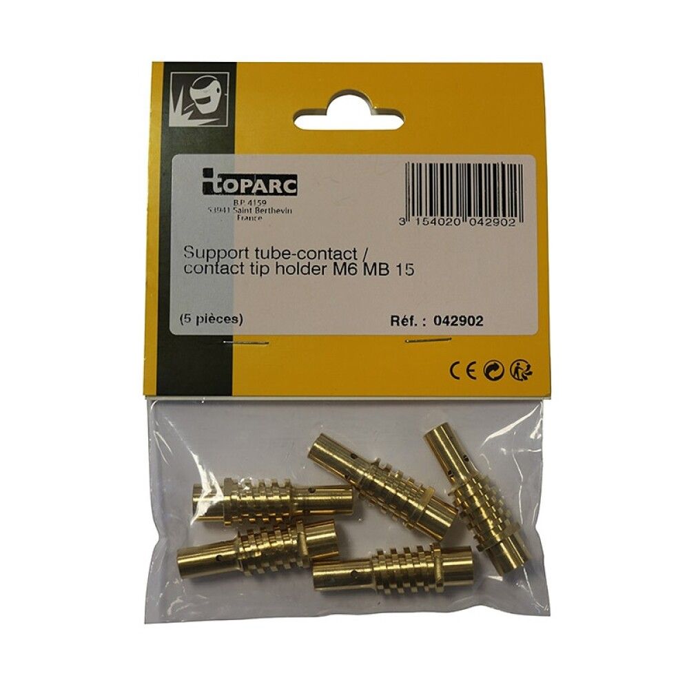 Kosketusputken pidin Toparc M6 MB 15 150 A 5 kpl