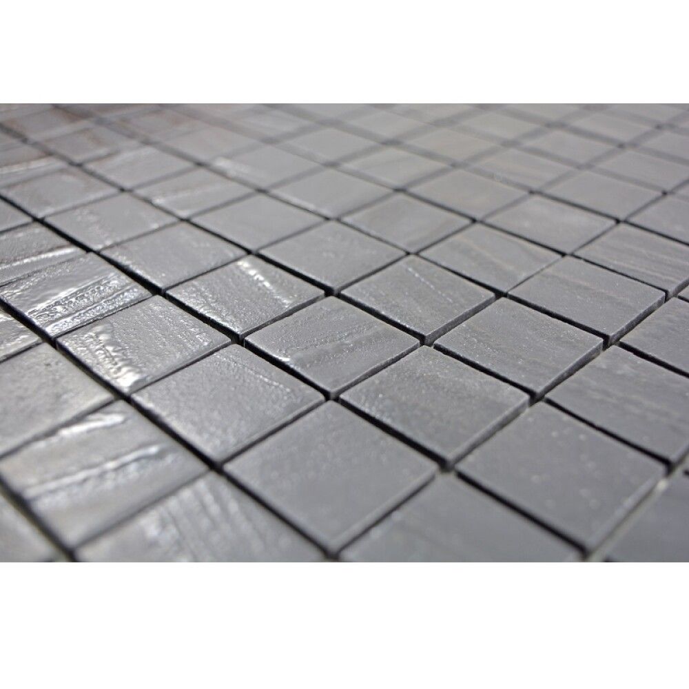 Mosaiikkilaatta Fliesen Quadrat Eco Uni musta 31,5 x 31,5 cm