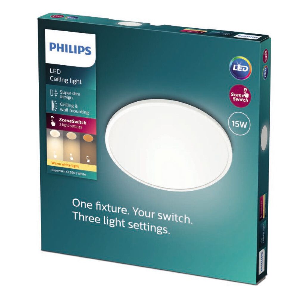 Plafondi Philips Super Slim 15W