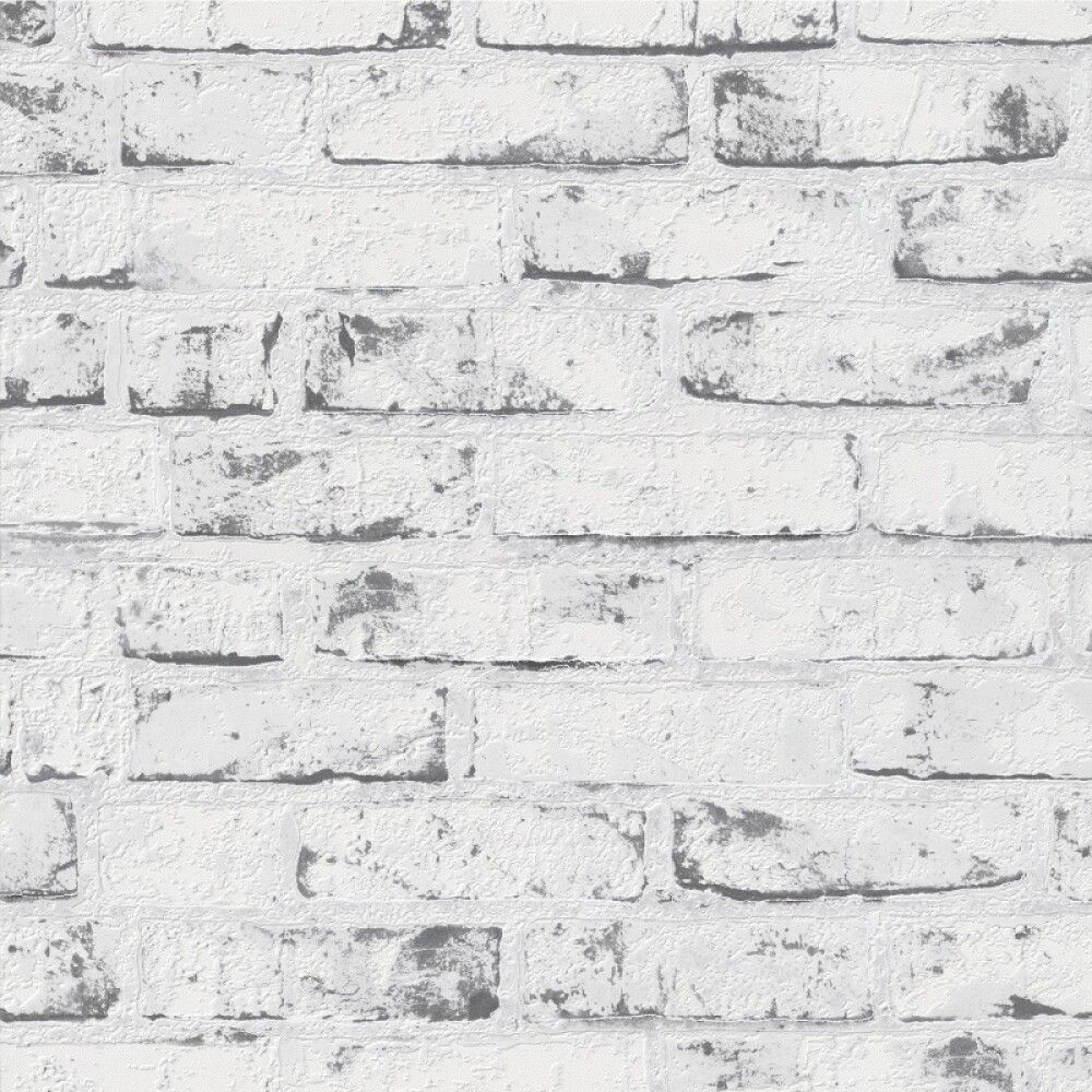 Kuitutapetti A.S. Creation New England Tiiliseinä Harmaa