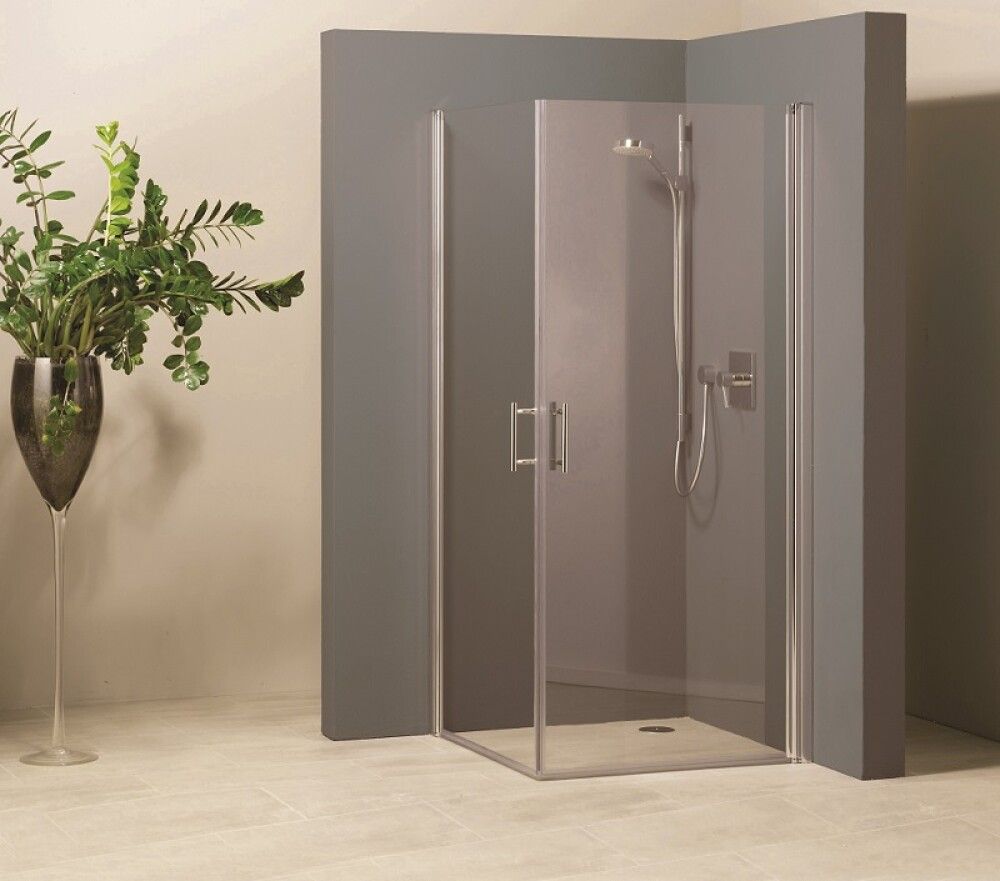 Suihkuovi Camargue Vario Hopea 100 cm