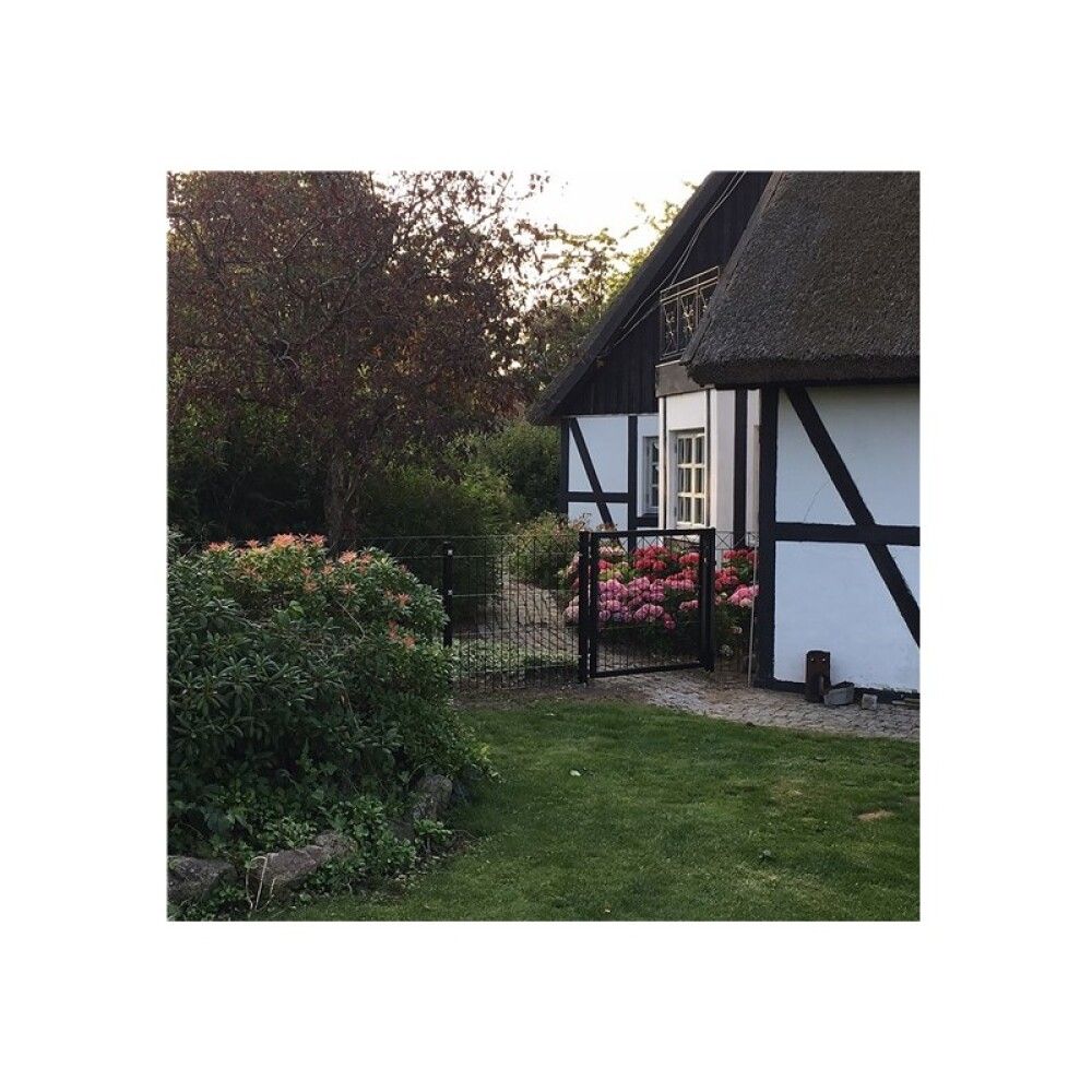 Paneeliaita 100 x 200 cm musta X-koriste