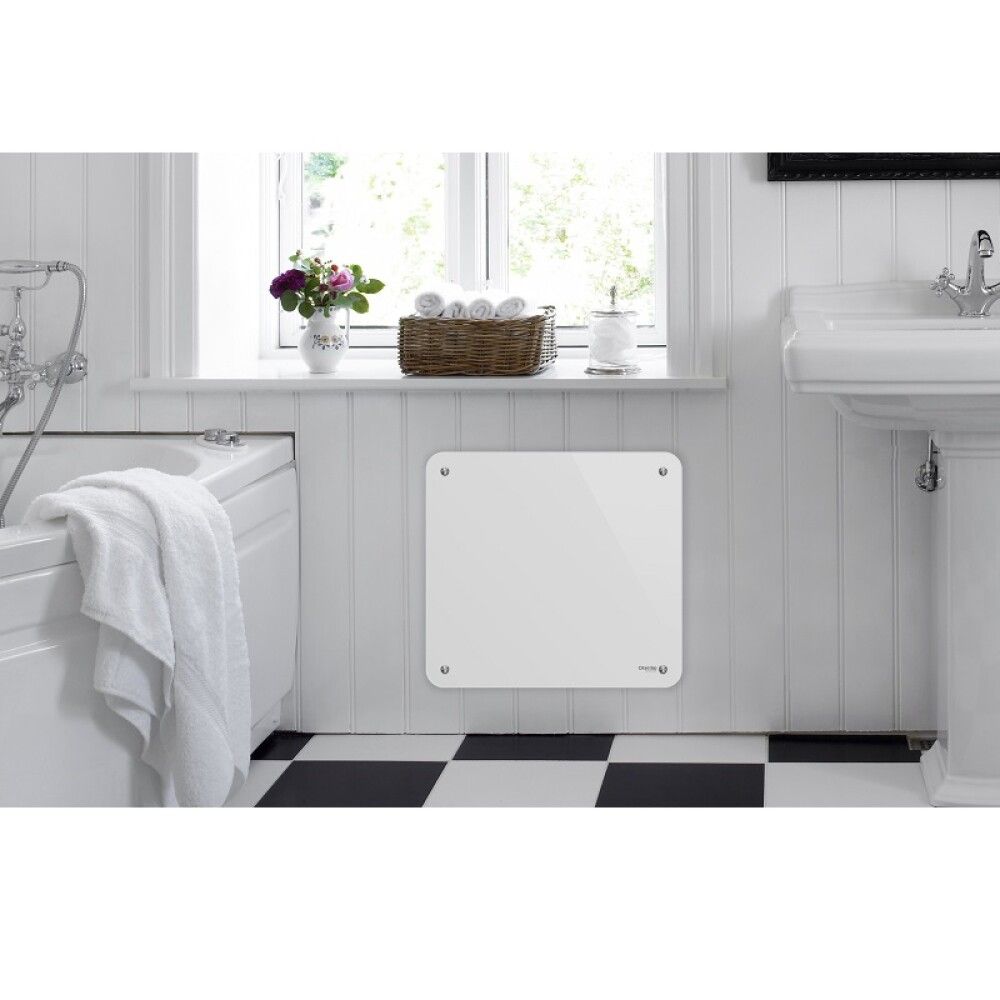 Lasilämmitin Termo ECO 600 W valkoinen 54 x 4,9 x 42,5 cm