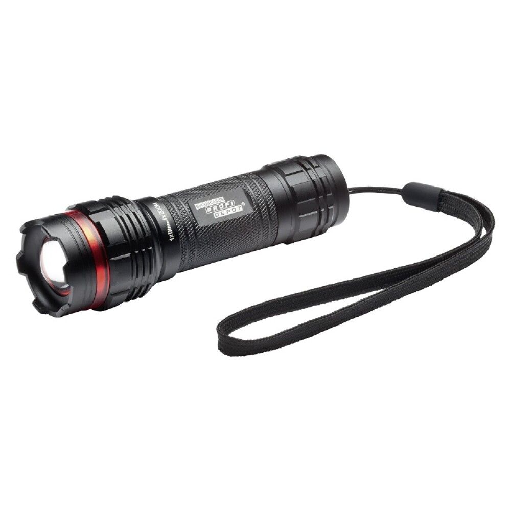 LED-taskulamppu Profi Depot musta KE120 IP44