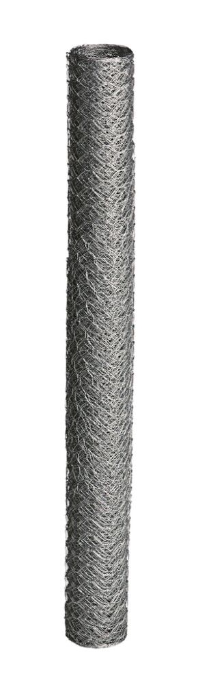 Kudottu Verkko 60 cm x 10 m Galvanoitu