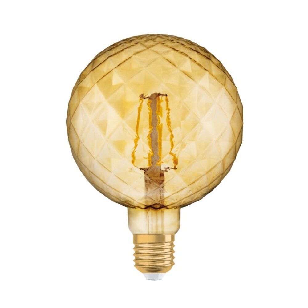 LED-lamppu Osram Vintage 1906 Big Globe Pine 40 E27 470 lm 2400K Kulta
