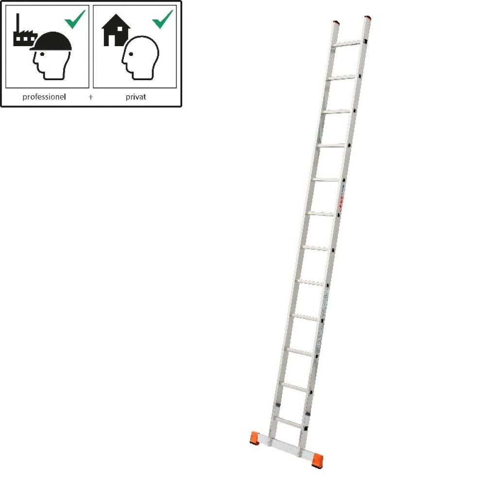 Nojatikkaat Krause Sibilo Alumiini 12-askelmaiset