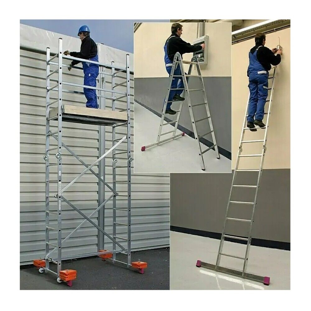 Rakennusteline Corda kokoontaittuva 4,85 m 2 x 7