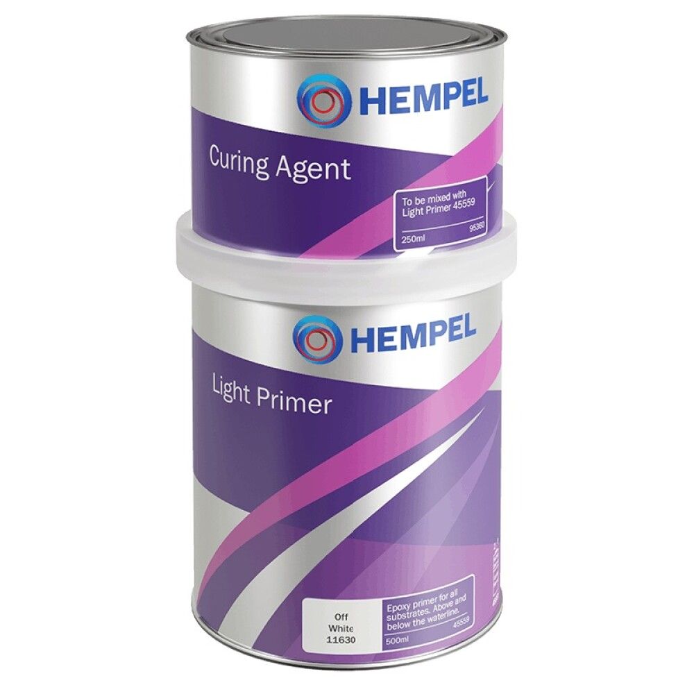 Epoksipohjuste Hempel Light Primer + kovetin vaalea 2,25 l