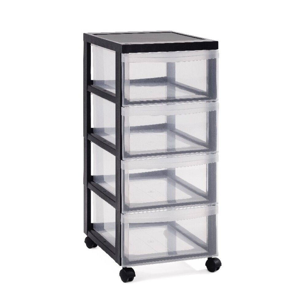 Muovilaatikosto 4 lokeroa 61,5 x 29 x 40 cm