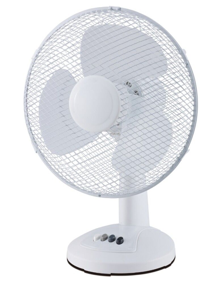 Pöytätuuletin Voltomat Air valkoinen Ø 30 cm