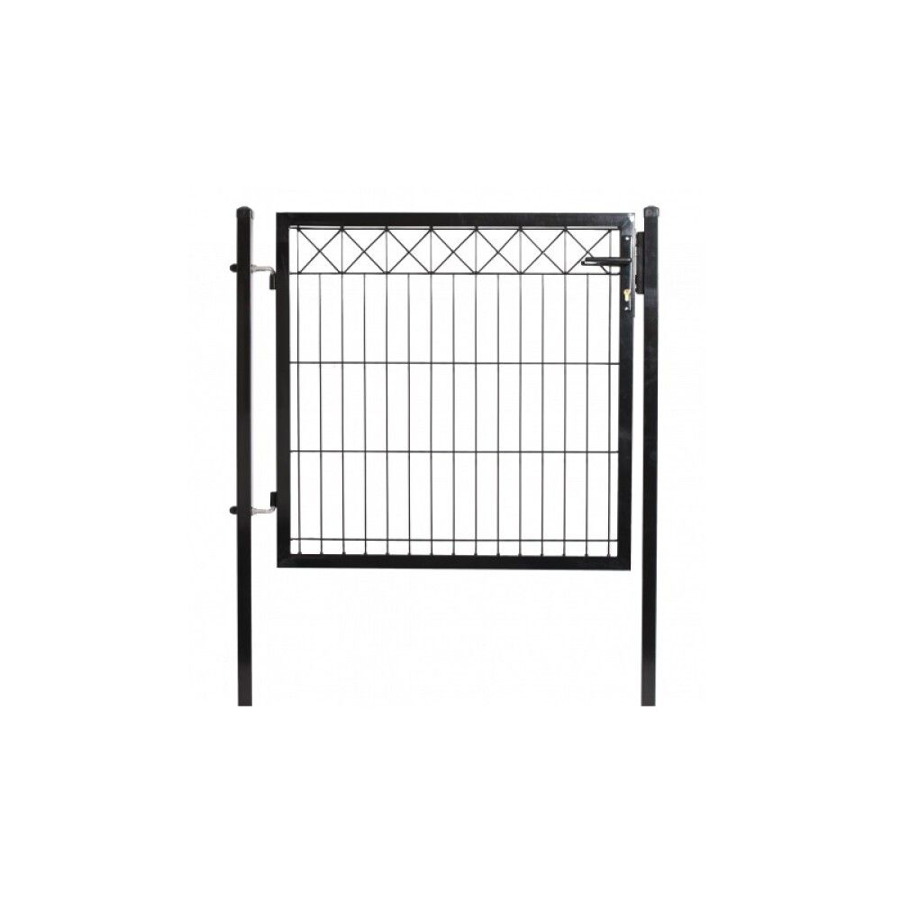 Portti 100 x 100 cm musta X-koriste