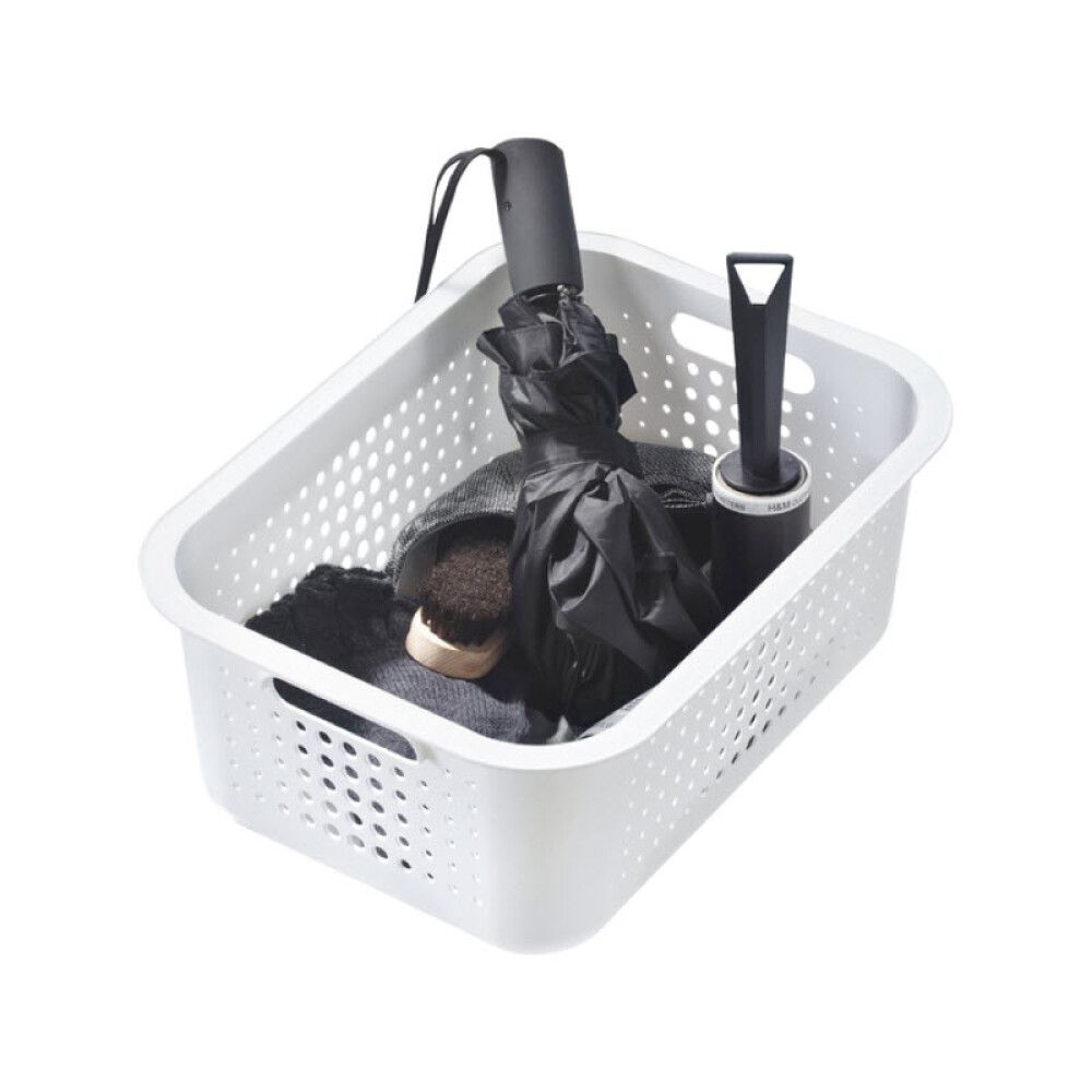 Säilytyskori SmartStore Basket Recycled 10 L Valkoinen 37 x 28 x 15 cm