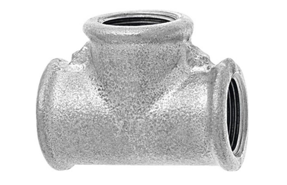 Kulmaliitin T-kappale 1" valurauta