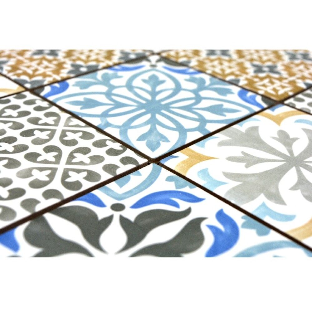 Mosaiikkilaatta Fliesen Quadrat Calssico Mix monivärinen 29,8 x 29,8 cm