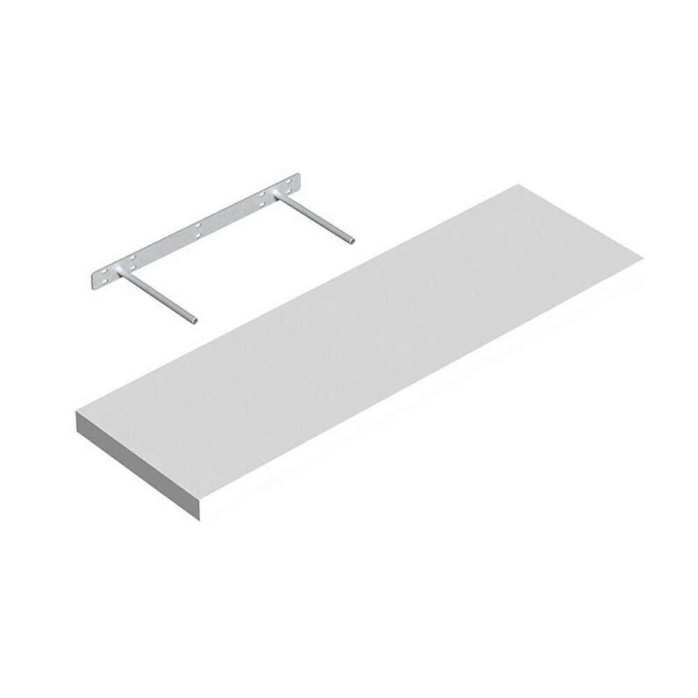 Seinähylly Regalux XL4 valkoinen 3,8 x 23,5 x 80 cm