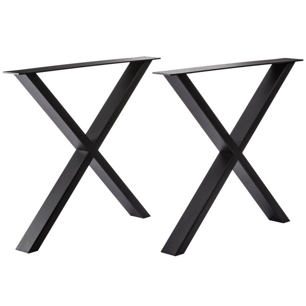 Pöydänjalat Pur Iternal Black Edition X-malli 2 kpl