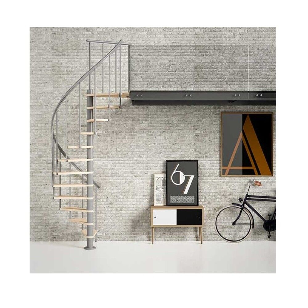 Kierreporras Dolle Calgary Harmaa 140 cm