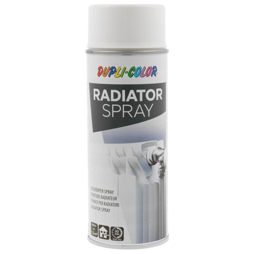 Patterimaali Dupli-Color Radiator Spray semi-matta valkoinen 400 ml