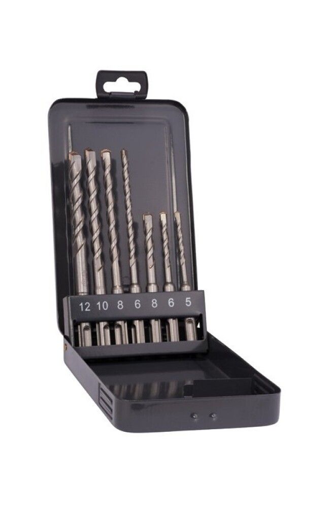 Betoniporanteräsarja Craftomat SDS-P 5-12 mm 7-osainen