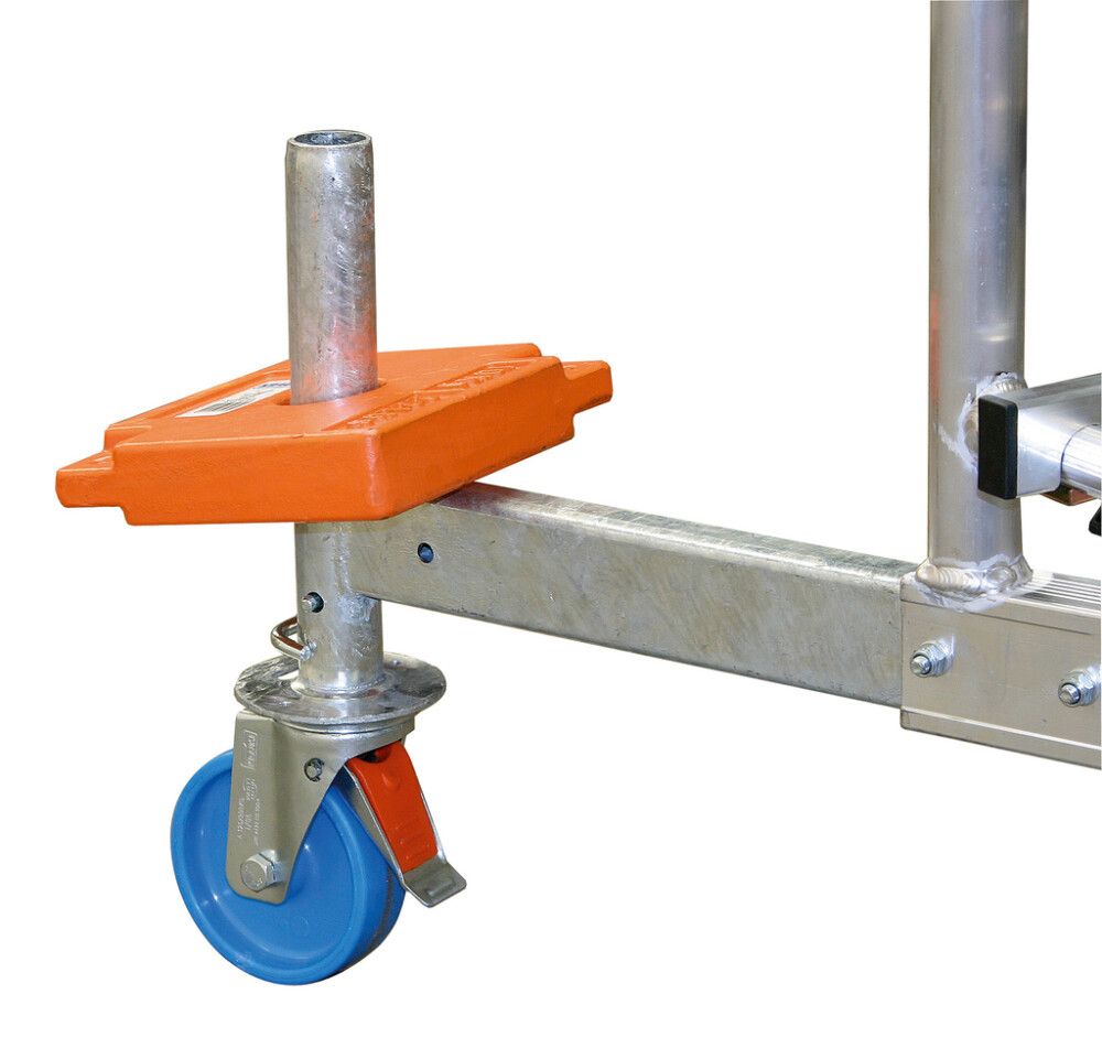 Pyörät Krause rakennustelineeseen 125 mm 4 kpl