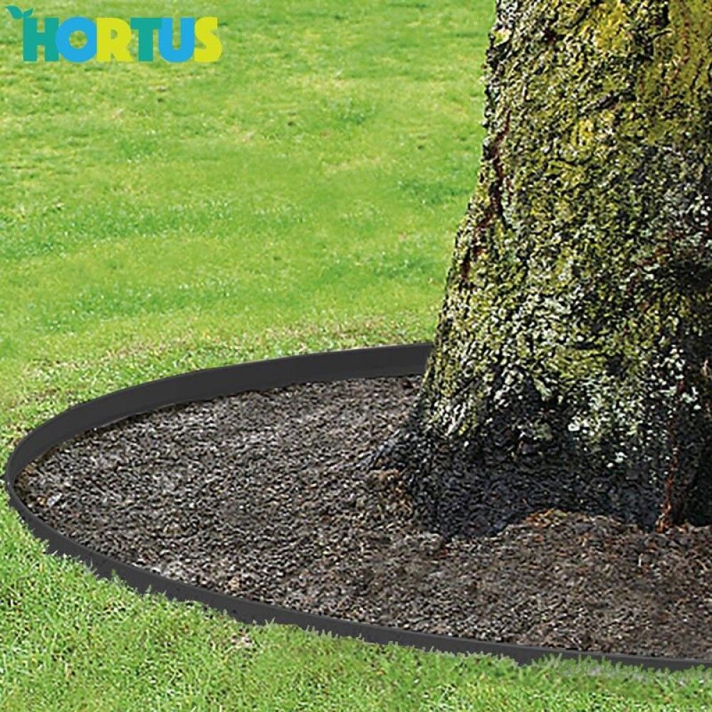 Rajausreuna kukkapenkki musta