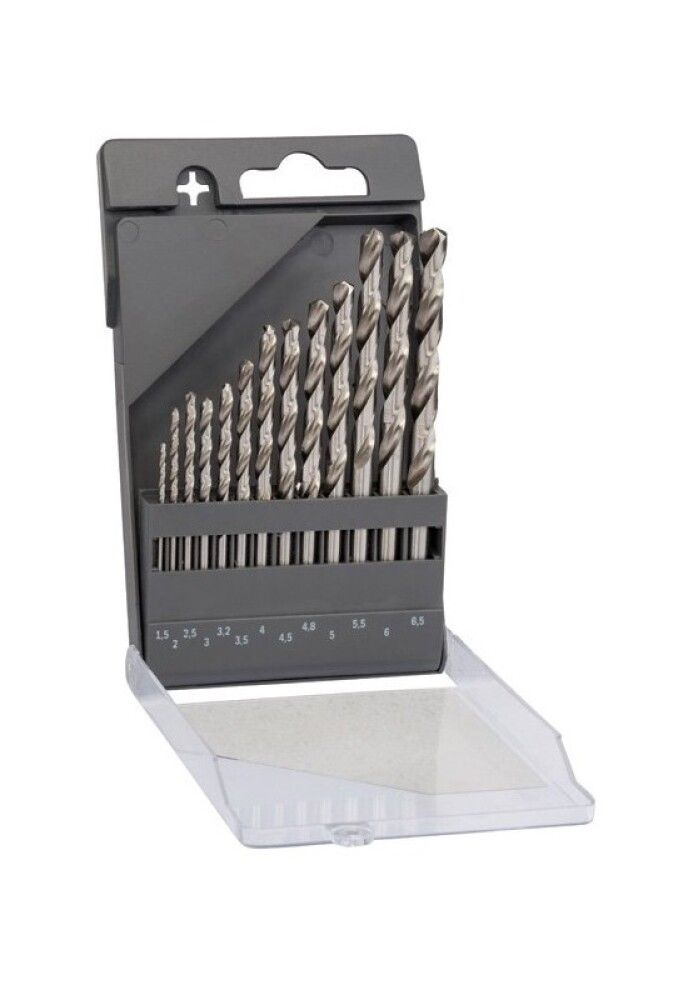 Metalliporanteräsarja Craftomat HSS-G 13-osainen 1,5-6,5 mm