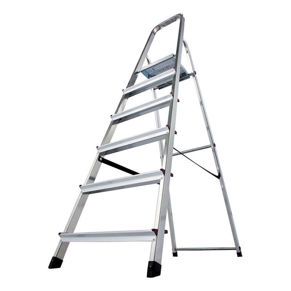 Taloustikkaat Alumiini 6-askelmaiset