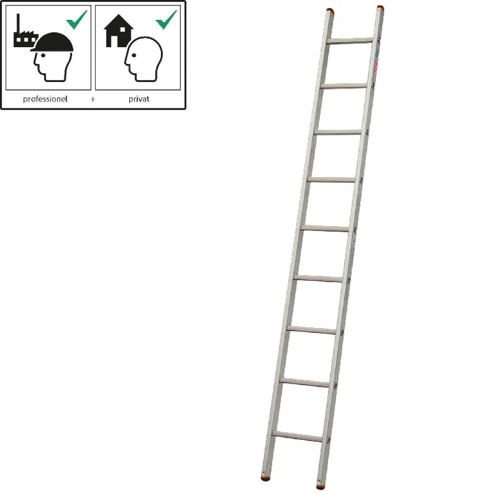 Nojatikkaat Krause Sibilo Alumiini 9-askelmaiset