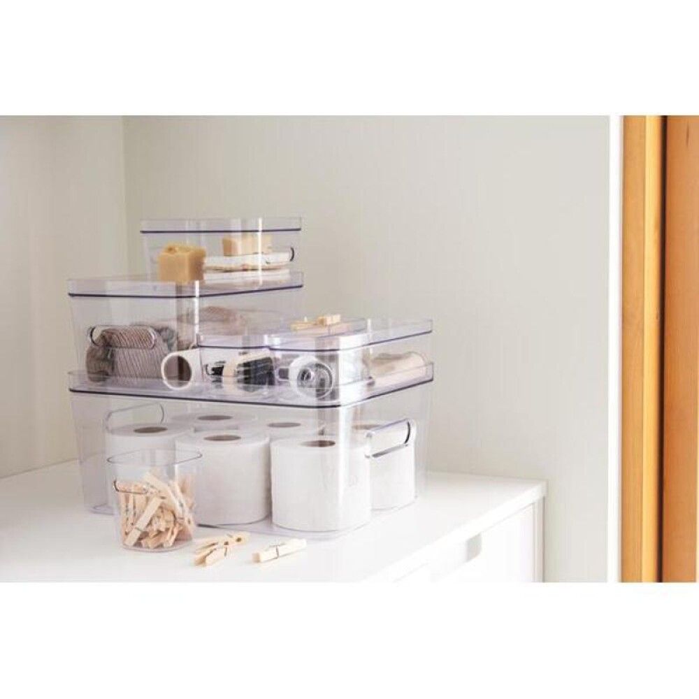 Säilytyslaatikko SmartStore Compact Slim Kirkas